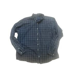 Ralph‎ Lauren Men's XXL Purple & Green Cotton Button Down Shirt